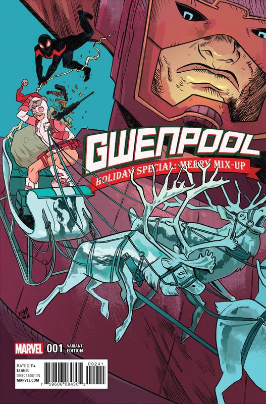 GWENPOOL HOLIDAY SPECIAL MERRY MIX UP HENDERSON VARIANT