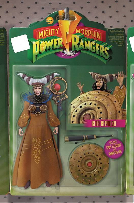 MIGHTY MORPHIN POWER RANGERS #10 UNLOCK ACTION FIGURE VARIANT