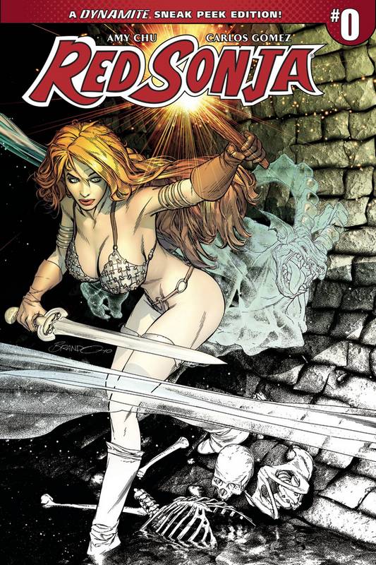 RED SONJA #0 CVR B 1:50 PETERSON SNEAK PEEK VARIANT