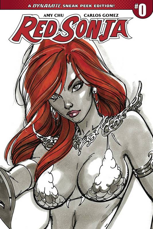 RED SONJA #0 CVR C 1:100 COPY CAMPBELL SNEAK PEEK VARIANT