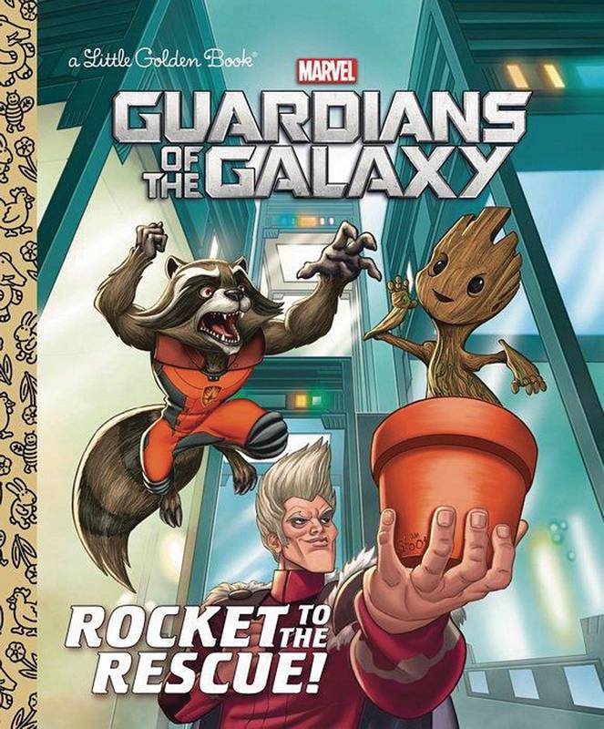 GUARDIANS OF GALAXY ROCKET TO RESCUE LITTLE GOLDEN BOOK