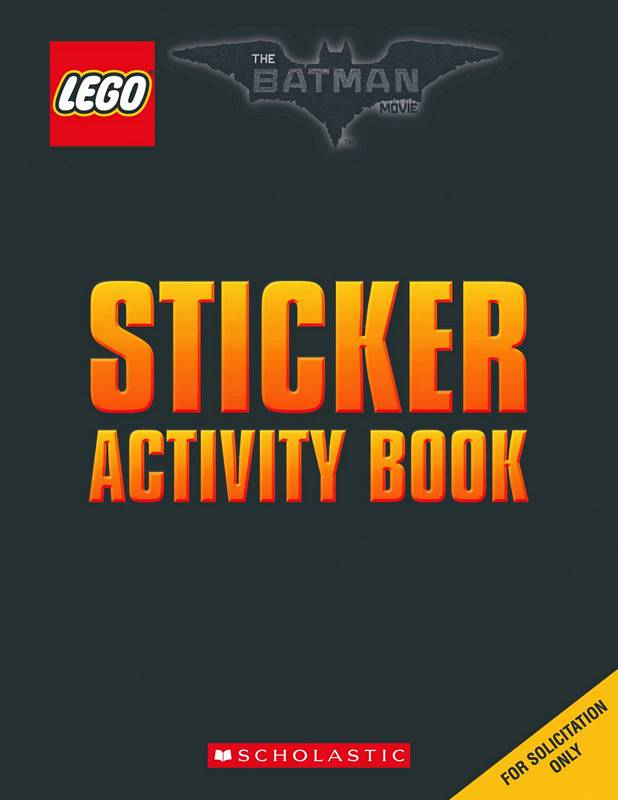 LEGO BATMAN MOVIE STICKER ACTIVITY BOOK WITH MINIFIGURE