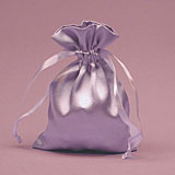 SMALL DICE BAG SATIN LAVENDER