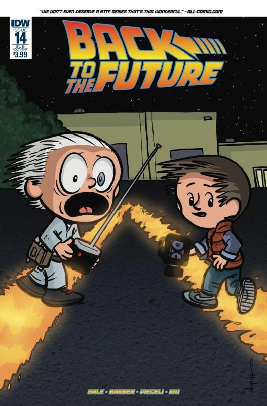 BACK TO THE FUTURE #14 SUBSCRIPTION VARIANT