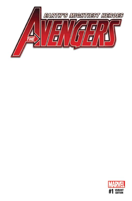 AVENGERS (NOW 2016) #1 BLANK VARIANT