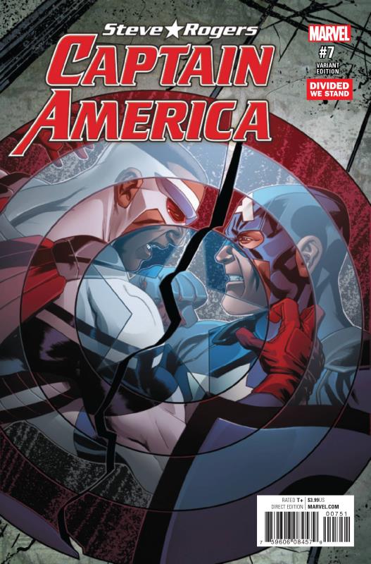 CAPTAIN AMERICA STEVE ROGERS #7 DIVIDED WE STAND VARIANT