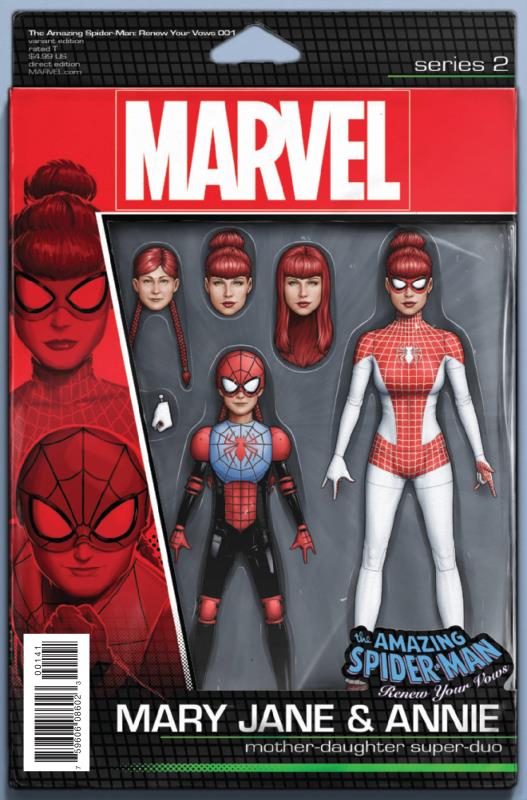 AMAZING SPIDER-MAN RENEW YOUR VOWS #1 CHRISTOPHER ACTION FIGURE VARIANT