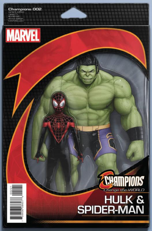 CHAMPIONS #2 CHRISTOPHER ACTION FIGURE VARIANT