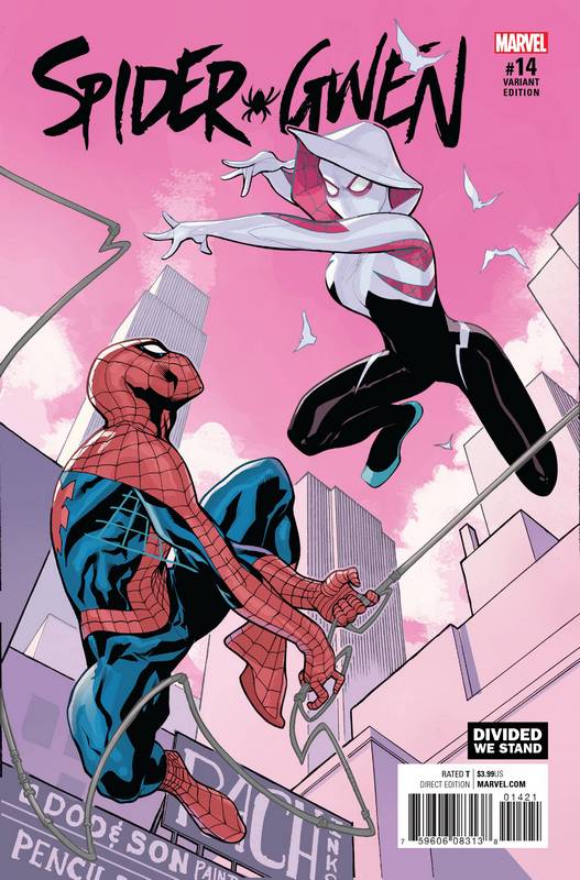 SPIDER-GWEN #14 DIVIDED WE STAND VARIANT