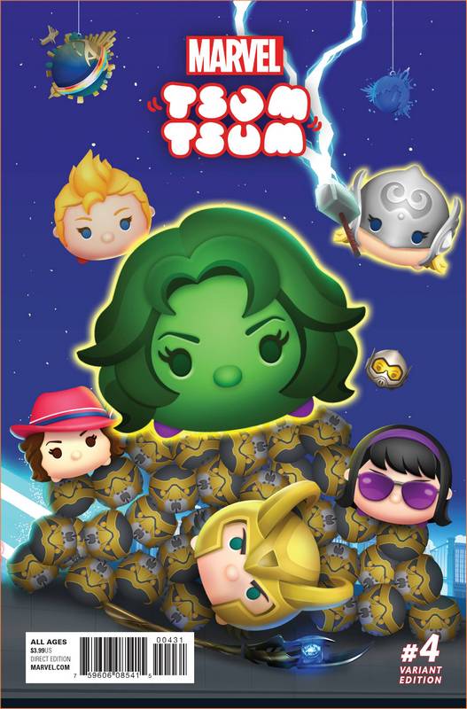 MARVEL TSUM TSUM #4 (OF 4) CLASSIFIED CONNECTING D VARIANT