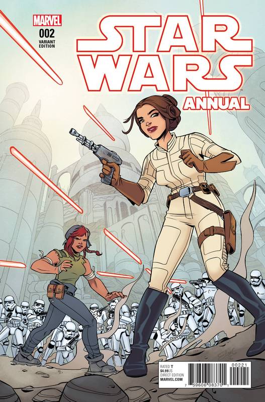 STAR WARS ANNUAL #2 CHARRETIER VARIANT