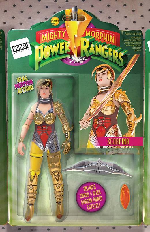 MIGHTY MORPHIN POWER RANGERS #9 UNLOCK ACTION FIGURE VARIANT