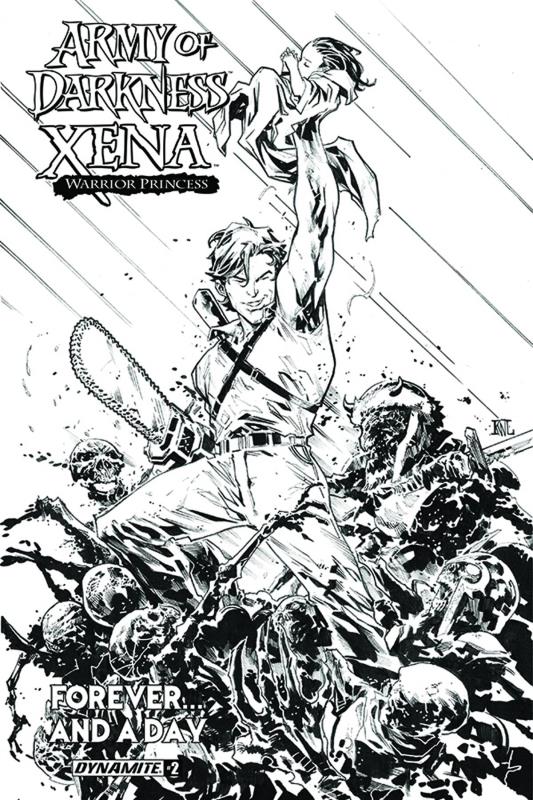 AOD XENA FOREVER AND A DAY #2 (OF 6) CVR B 1:10 B&W VARIANT