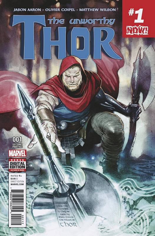 UNWORTHY THOR #1 (OF 5) 2ND PTG COIPEL VARIANT NOW