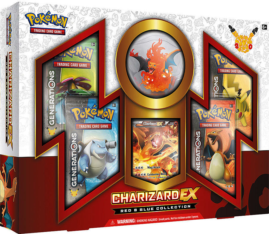 Pokemon Red & Blue Charizard-EX Collection