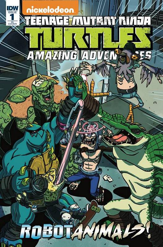 TMNT AMAZING ADVENTURES ROBOTANIMALS #1 (OF 3) 1:10 VARIANT