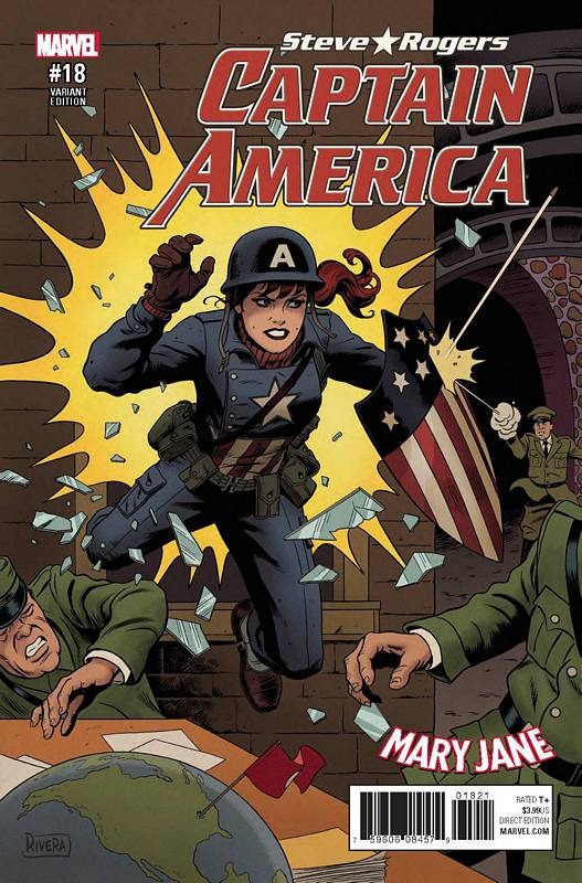 CAPTAIN AMERICA STEVE ROGERS #18 RIVERA MARY JANE VARIANT SE