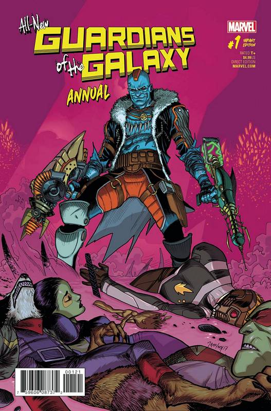 ALL NEW GUARDIANS OF GALAXY ANNUAL #1 MORA VARIANT SE