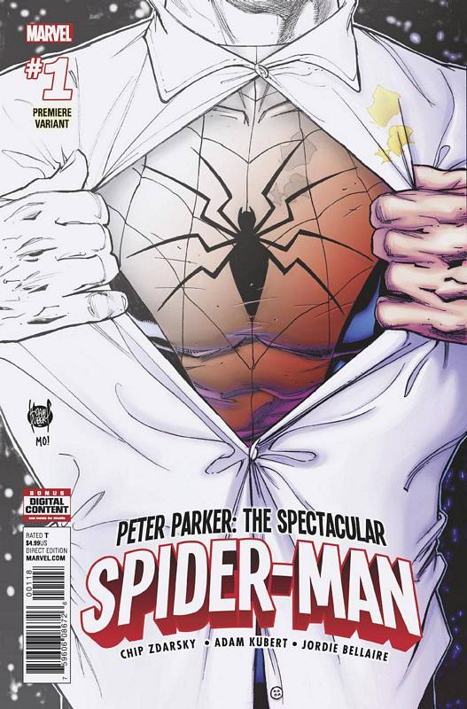 PETER PARKER SPECTACULAR SPIDER-MAN 1 PREMIUM VARIANT