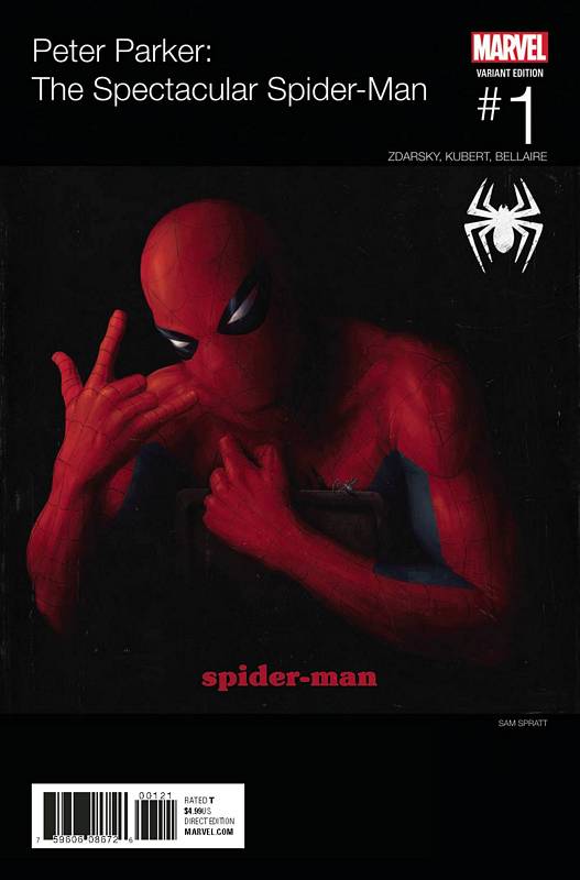 PETER PARKER SPECTACULAR SPIDER-MAN #1 SPRATT HIP HOP VARIANT