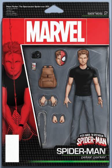 PETER PARKER SPECTACULAR SPIDER-MAN #1 CHRISTOPHER ACTION FIGURE VARIANT