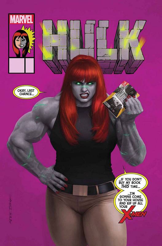 HULK #7 RAHZZAH MARY JANE VARIANT