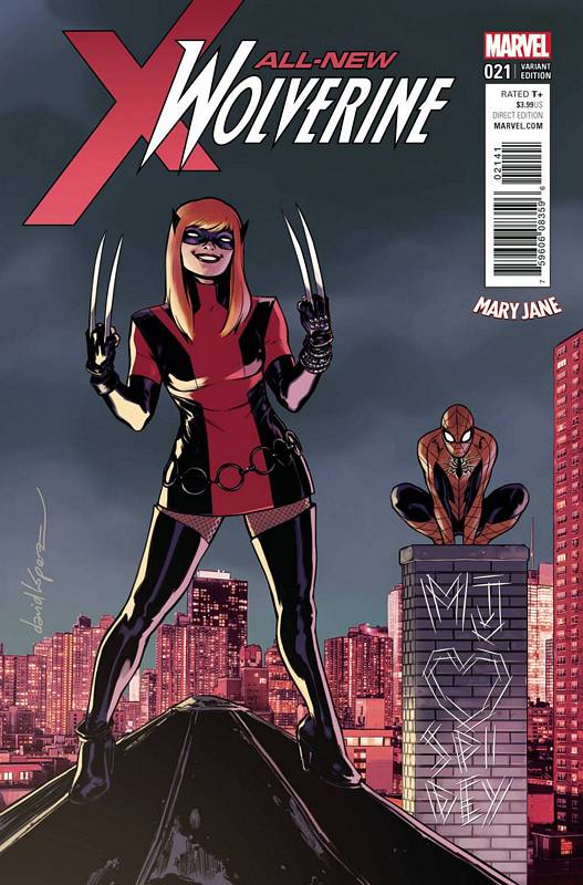 ALL NEW WOLVERINE #21 LOPEZ MARY JANE VARIANT