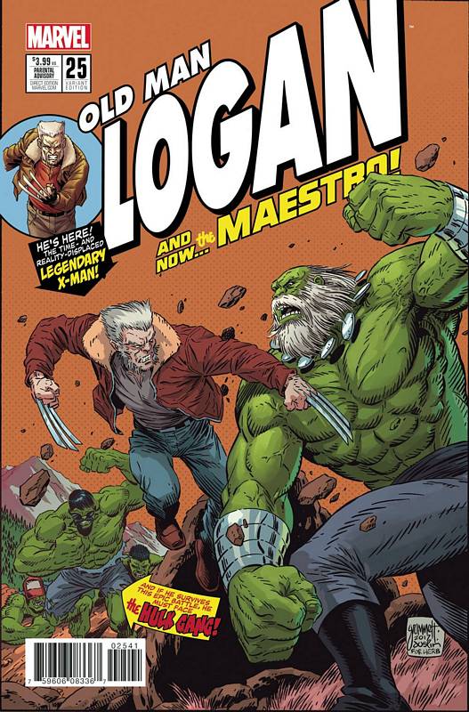 OLD MAN LOGAN #25 1:10 GRUMMETT HOMAGE VARIANT (MR)