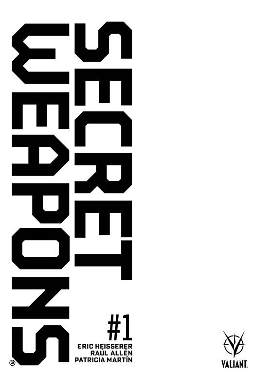 SECRET WEAPONS #1 CVR C BLANK VARIANT