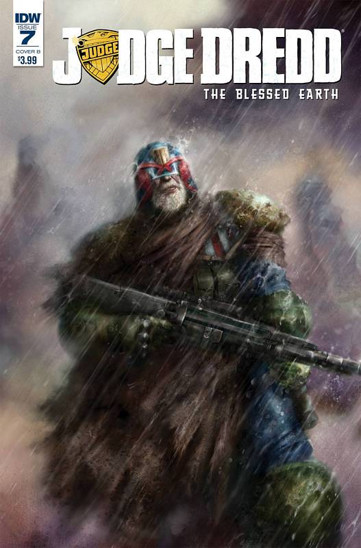 JUDGE DREDD BLESSED EARTH #7 CVR B PERCIVAL