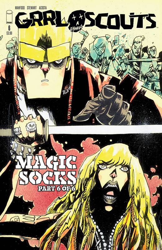 GRRL SCOUTS MAGIC SOCKS #6 (OF 6) WALKING DEAD #158 TRIBUTE VARIANT (MR)