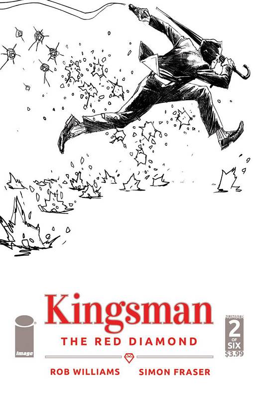 KINGSMAN RED DIAMOND #2 (OF 6) CVR B B&W ALBUQUERQUE (MR)