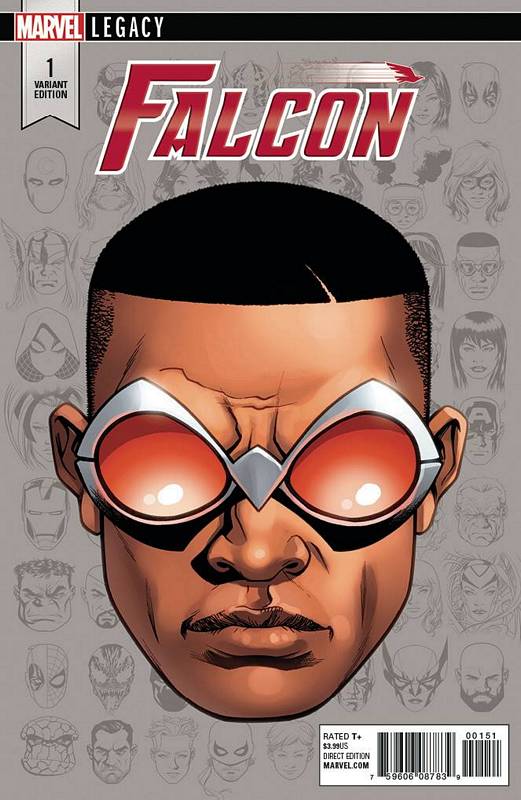 FALCON #1 1:10 MCKONE LEGACY HEADSHOT VARIANT LEG