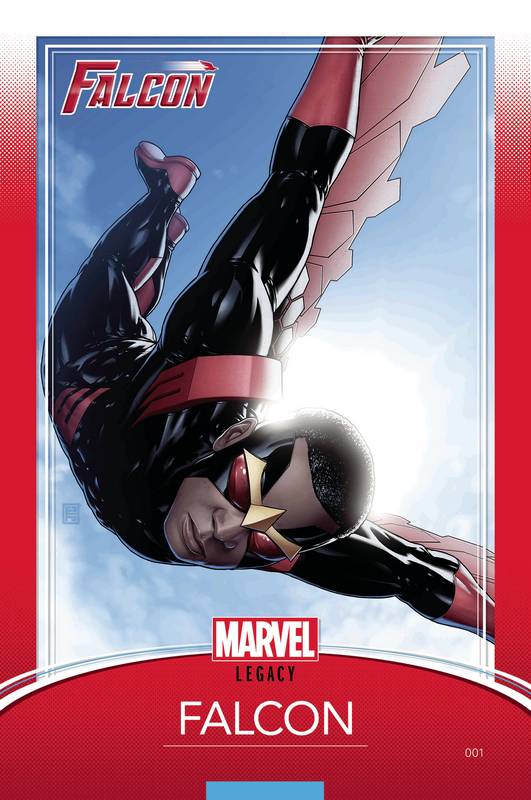 FALCON #1 CHRISTOPHER TRADING CARD VARIANT LEG