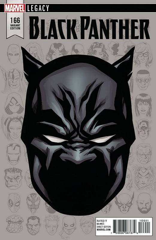 BLACK PANTHER #166 1:10 MCKONE LEGACY HEADSHOT VARIANT LEG