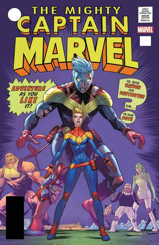 MIGHTY CAPTAIN MARVEL #125 MORA LH VARIANT LEG