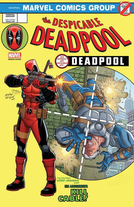 DESPICABLE DEADPOOL #287 ESPIN LH LENTICULAR VARIANT LEG