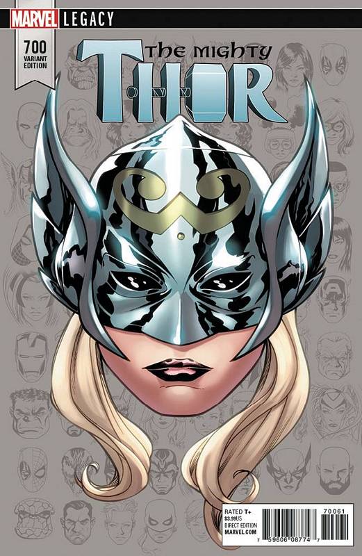 MIGHTY THOR #700 1:10 MCKONE LEGACY HEADSHOT VARIANT LEG