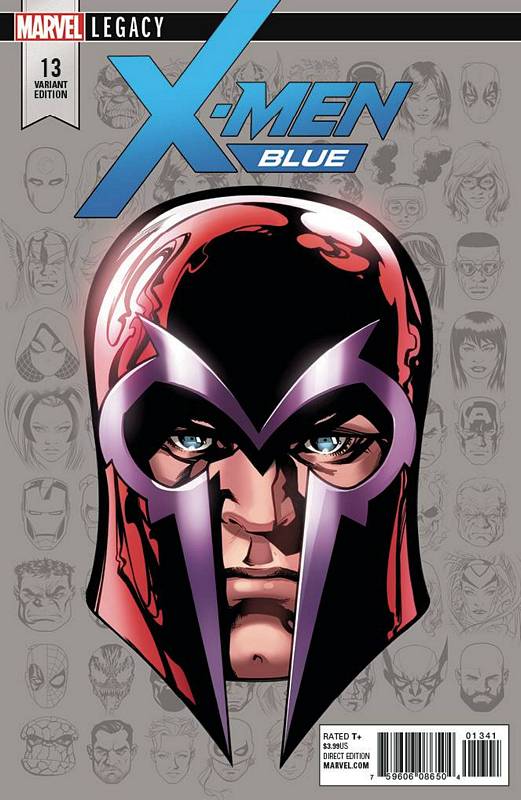 X-MEN BLUE #13 1:10 MCKONE LEGACY HEADSHOT VARIANT LEG