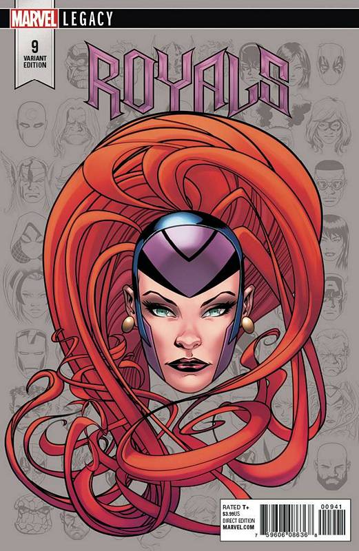 ROYALS #9 MCKONE LEGACY HEADSHOT VARIANT LEG