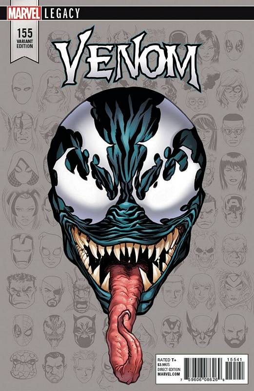 VENOM #155 1:10 MCKONE LEGACY HEADSHOT VARIANT LEG