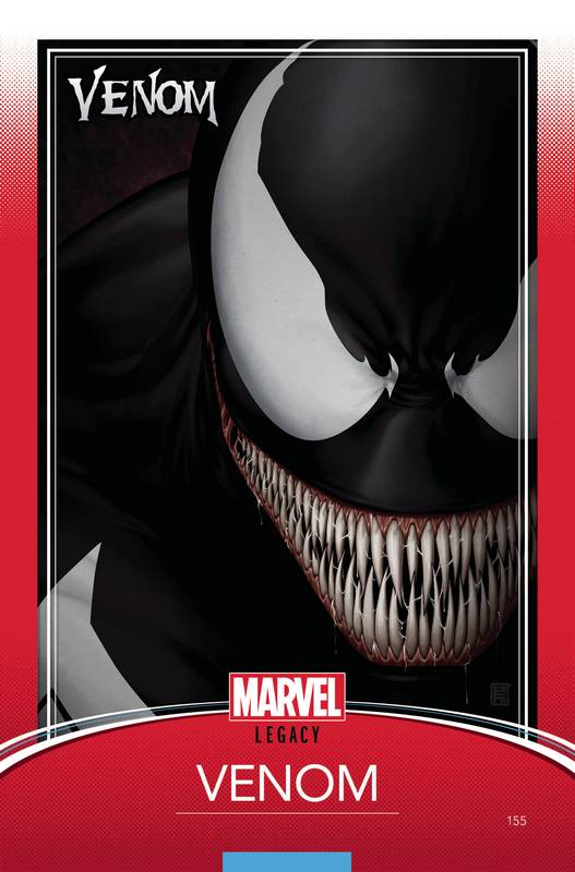 VENOM #155 CHRISTOPHER TRADING CARD VARIANT LEG