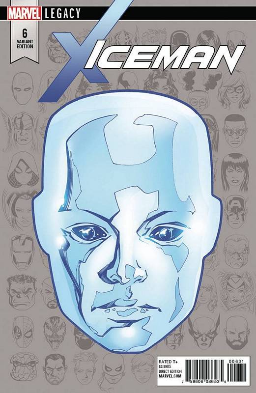 ICEMAN #6 1:10 MCKONE LEGACY HEADSHOT VARIANT LEG