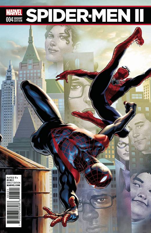 SPIDER-MEN II #4 (OF 5) SAIZ CONNECTING VARIANT D