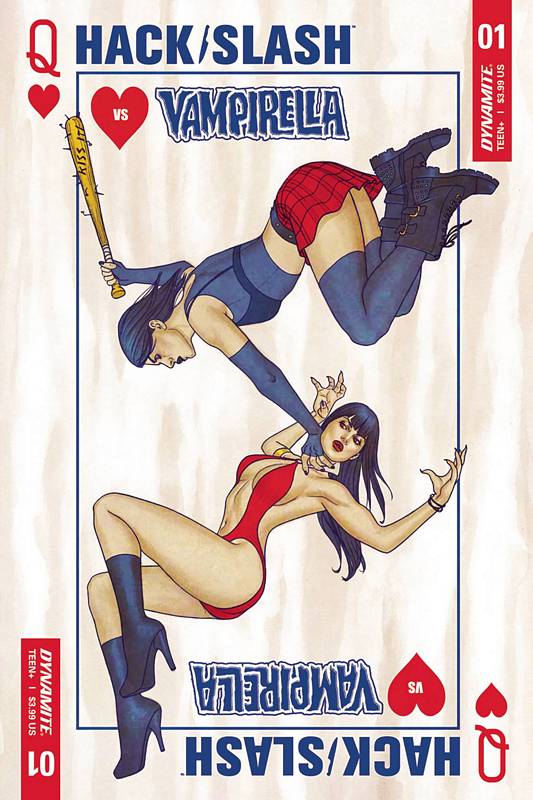 HACK SLASH VS VAMPIRELLA #1 (OF 5) CVR A FRISON