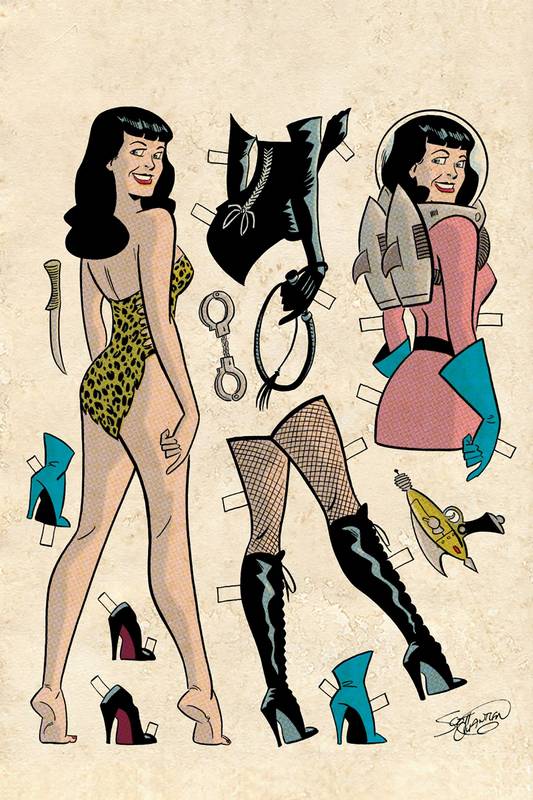 BETTIE PAGE #4 CVR F 1:30 COPY CHANTLER VIRGIN VARIANT