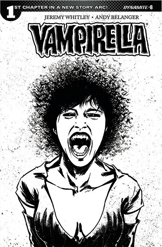 VAMPIRELLA #8 CVR F 1:20 COPY TAN B&W VARIANT