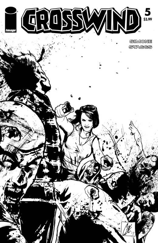 CROSSWIND #5 CVR D B&W WALKING DEAD #54 TRIBUTE VARIANT (MR)