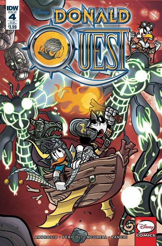 DONALD QUEST #4 (OF 5) SUBSCRIPTION VARIANT