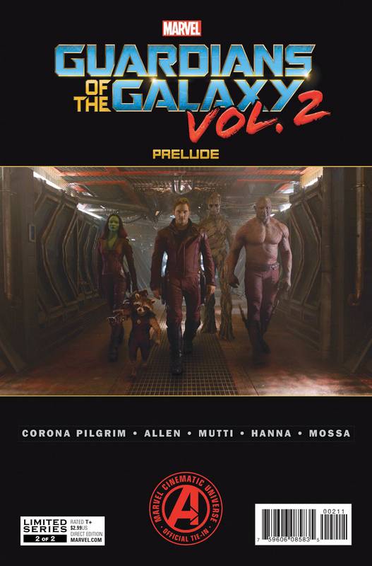 MARVEL GUARDIANS OF GALAXY VOL 2 PRELUDE #2 (OF 2)